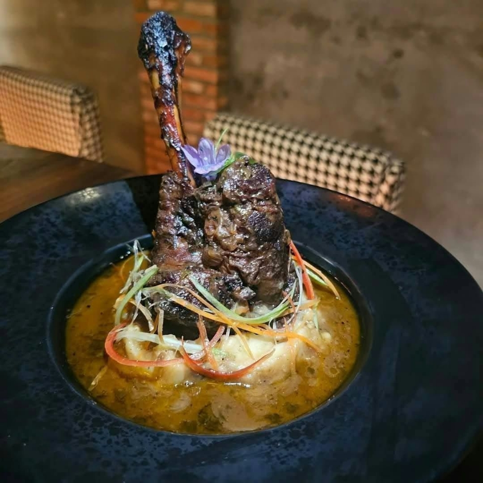 Slow Cooked Lamb Shank